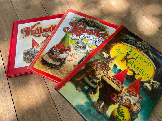 Image 1 of Groupe de 3 Rien Poortvliet David Les Livres des Gnomes 1ère édition L'Appel des Gnomes