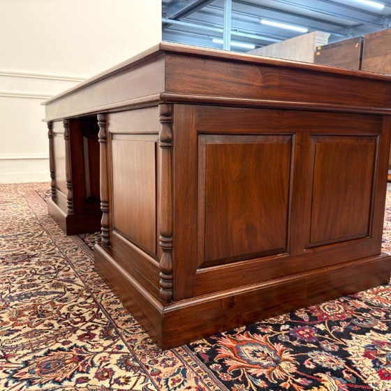 Grande Scrivania Classica Inglese – Scrivanie, Leather, Wood (photo 8 of 21)