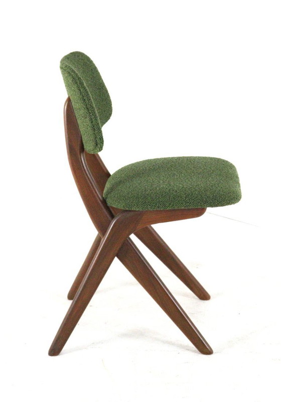 Image 1 of Set for 4 scissor chairs AWA attr. Louis van Teeffelen Wébé