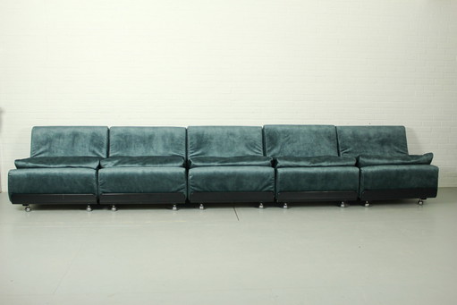Set di divani Orbis in sei pezzi, disegnato da Luigi Colani per COR, 1969.