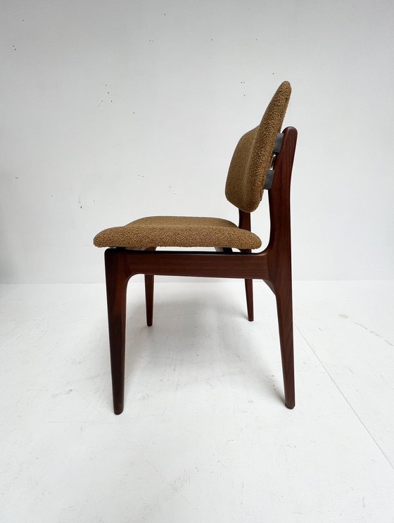 Image 1 of Set Of 4 Solid Wood Danish Chairs, 1970's