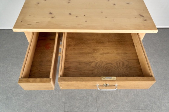 Vintage Wooden Table, Czechoslovakia – Dining tables (photo 12 of 15)