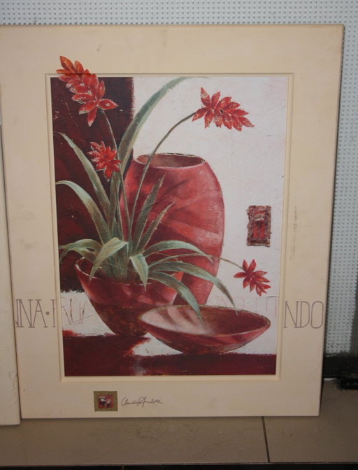 Wooden frame mural