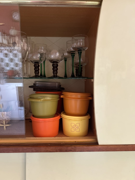 Image 1 of Mueble de cocina retro de los años sesenta, verde claro.