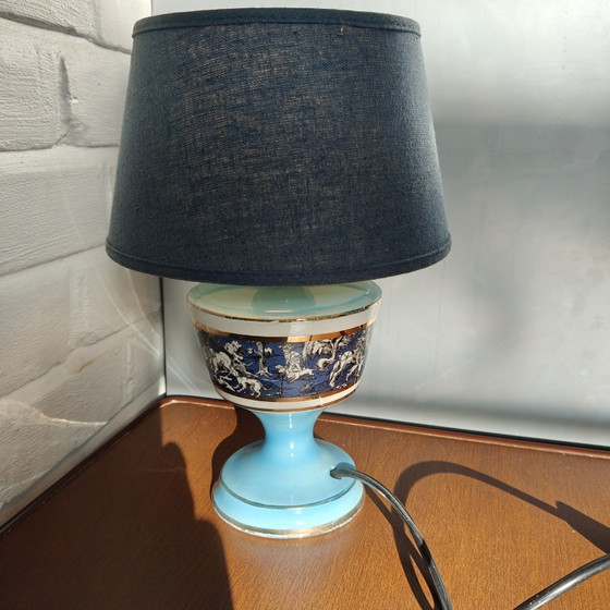 Image 1 of Vintage Italian Porcelain Table Lamp - Hollywood Regency / Neo-Classical 50s 60s