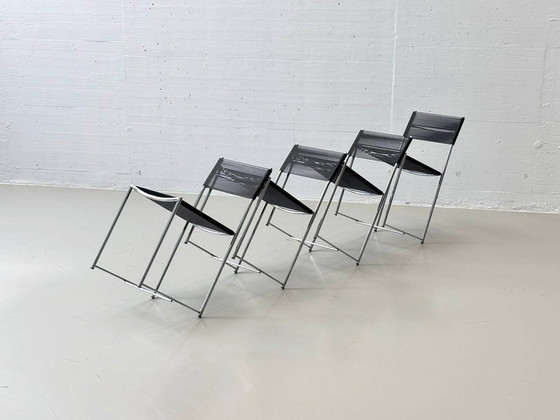Image 1 of Set of 4 Spaghetti Chair 101 chairs by Giandomenico Belotti Alias