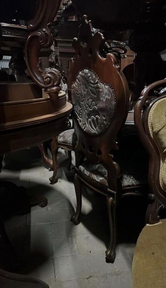 Image 1 of 4 barok eetkamer stoelen 