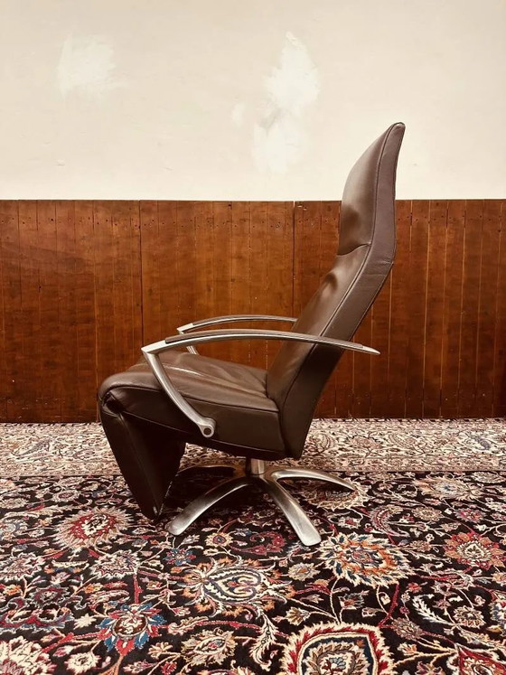 Jori Brainbuilder Recliner Armchair, Leather, Metal, Brown, Design (photo 4 of 12)