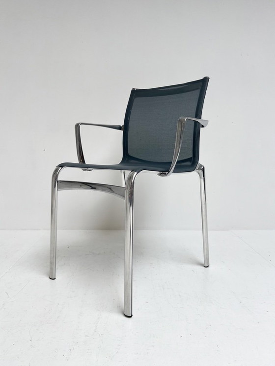 Image 1 of Set of 6 Big Frame 44 chairs by Alberto Meda for Alias, after 2000