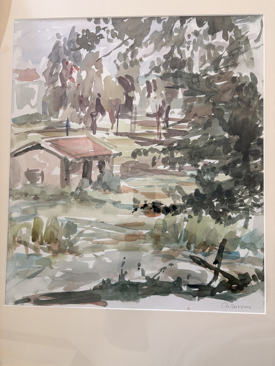 Image 1 of Aussems Painting Art Work Framed