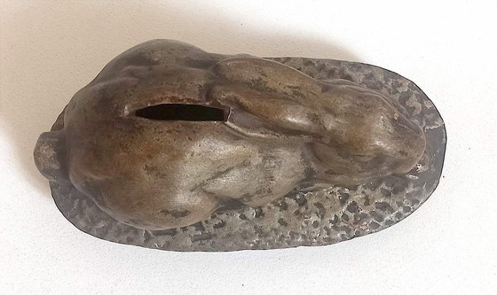 Image 1 of Tirelire à Casser de Boucher Années 30 Largeur 22 cm