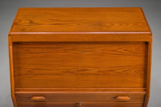 Image 1 of Mid-Century Modern Teak Secretary from Dyrlund, Denmark, 1960s