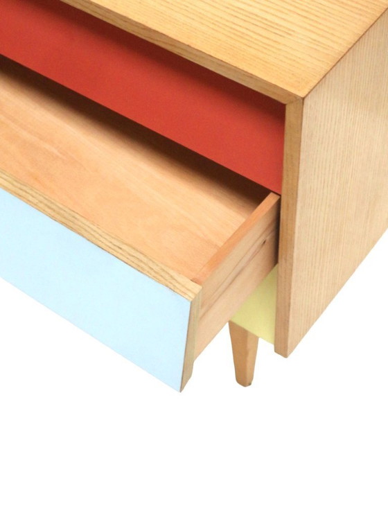 Image 1 of Vintage small chest of drawers in the style of Jiří Jiroutek made in the 1970s.
