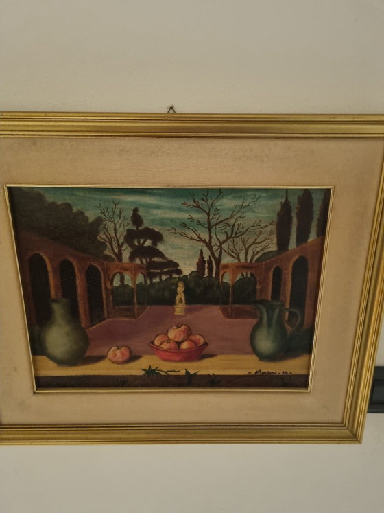 Oil Painting on Canvas - Still Life / Metaphysics (1984) – Paintings & Drawings (photo 2 of 5)