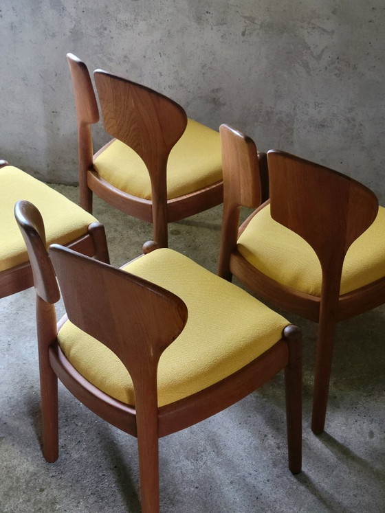 Set of 4 Schou Andersen Dining chairs in teak, Denmark 1960 – Wood, Vintage (photo 6 of 11)