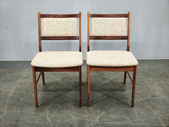 Image 1 of Set di 4 sedie da pranzo Hugo Frandsen per Spøttrup, Danimarca, anni '60