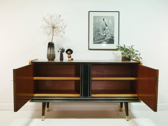 Image 1 of Vintage sideboard, 1960s, Germany – mahogany & birch veneer