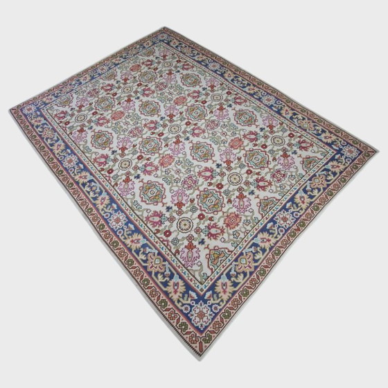 Tapis Kilim des Balkans ancien | Tapis en laine tissé à plat | 260 × 330 cm (102 × 130 po) – Wool (photo 8 of 9)