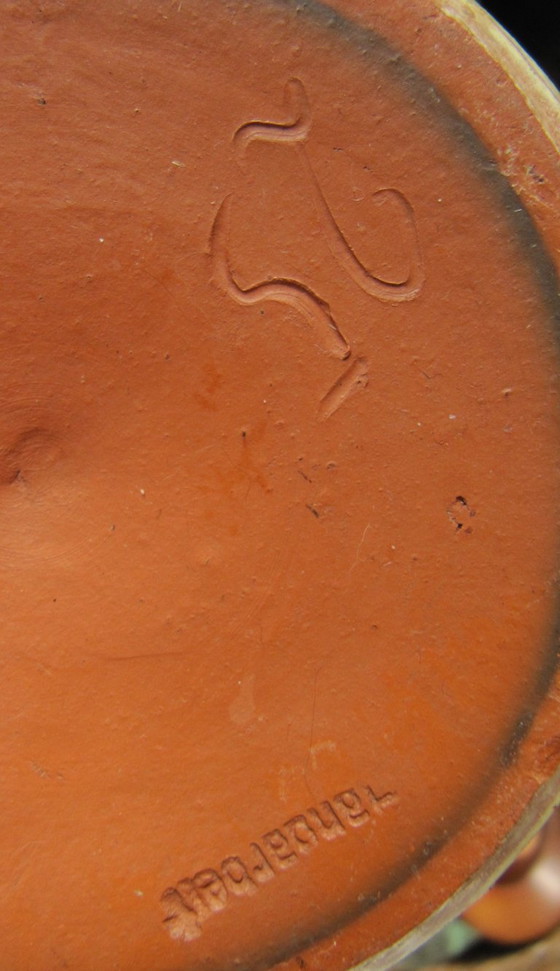 Image 1 of Sawa Keramik VASE Sgraffito-Dekor Deutschland 50er Jahre