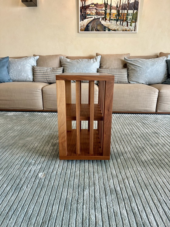 Image 1 of Superb designer occasional table in solid walnut