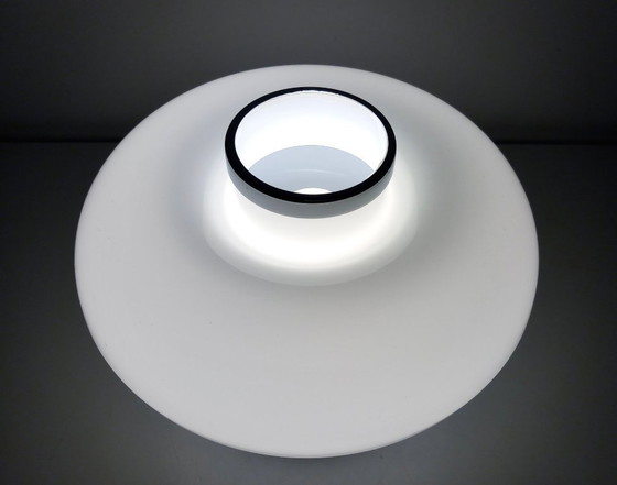 Image 1 of Lampada da tavolo vintage • Acciaio e vetro • Murano • Era spaziale • 1970