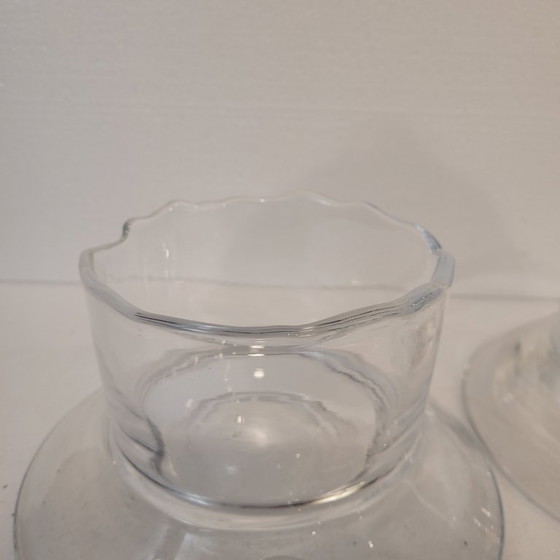 Image 1 of Coppia di candelieri in cristallo, Sempre, anni 2000 - Belgio