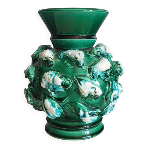 Ceramic vase Vallauris 1950s