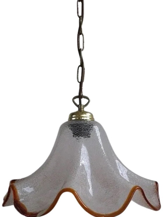 Image 1 of Lampada da soffitto in vetro di Murano di Eglo Leuchten (anni '70)