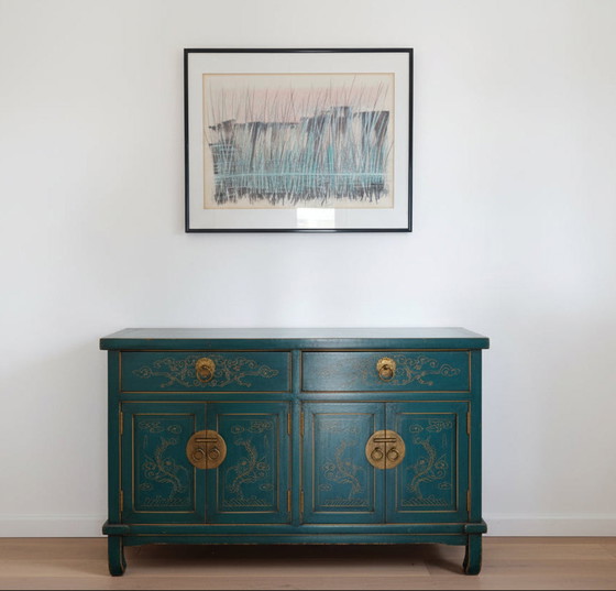 Image 1 of Original Signed Abstract Impressionist Watercolour Painting.