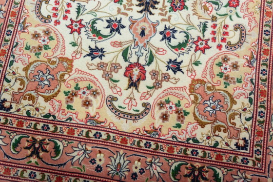 Image 1 of Tapis d'Orient Tabriz 50Raj noué à la main avec de la soie - 150 x 100 cm