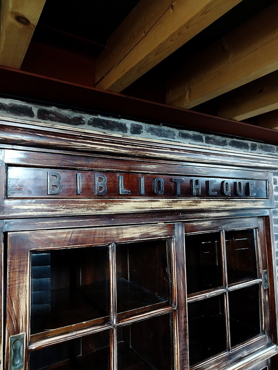 Image 1 of Vitrine / Meuble de bibliothèque / Buffet / Meuble scolaire