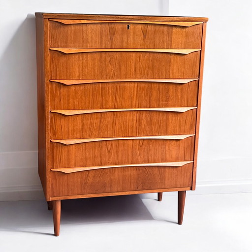Vintage Danish design chest of drawers | teak wood