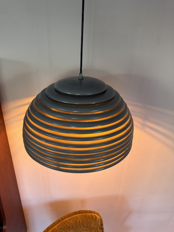 Image 1 of Lampada a sospensione vintage in metallo 'Saturnus', Staff Leuchten '70