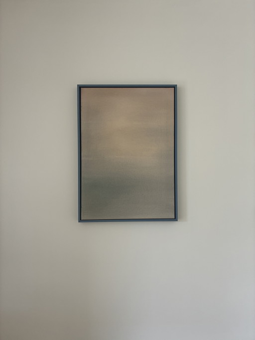 Oeuvre d'art abstraite et moderne à la peinture acrylique