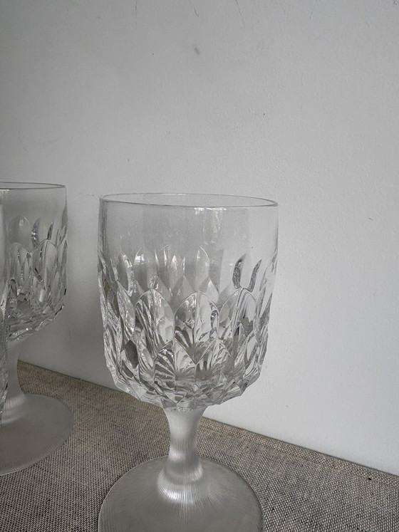 Image 1 of Verres à vin en cristal vintage Peill & Putzler 3x