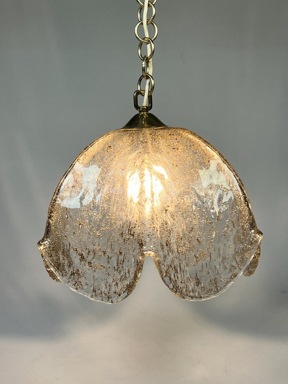 Image 1 of Vintage Smoked Glass Pendant Lamp, Kaiser Leuchten, Germany 1960s/1970s