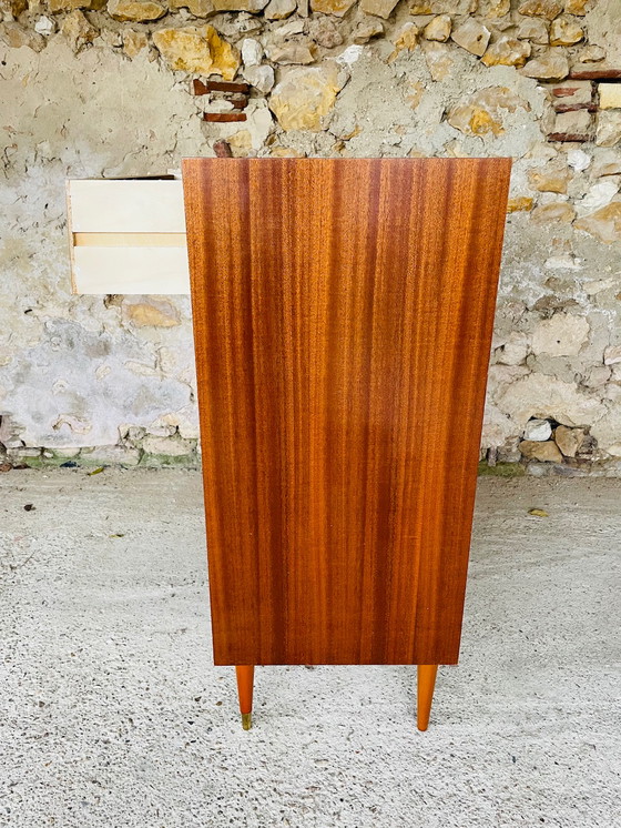 Image 1 of Grande commode de style scandinave Mid Century , 5 tiroirs , 1960S