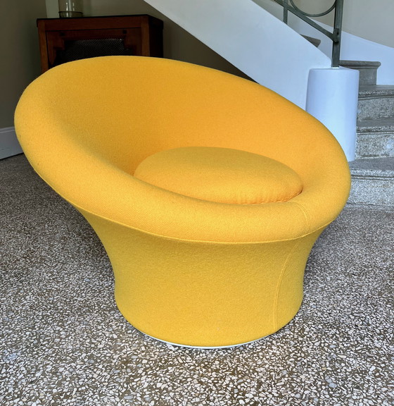 Image 1 of Sillón seta y otomana de Pierre Paulin, Edition Artifort, años 60