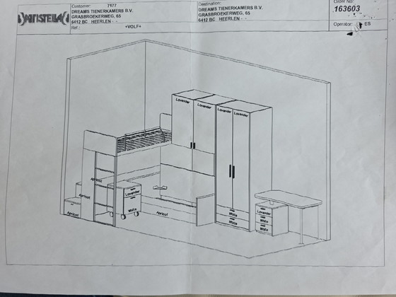 Image 1 of Habitación para adolescentes de fabricación italiana