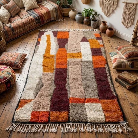 Orange Traditional Carpet 2.5x1.5m – Rugs & carpets, Wool (photo 5 of 8)