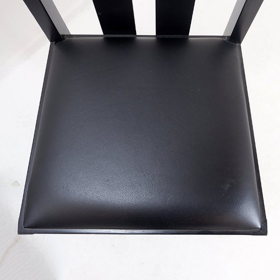 Image 1 of Paar "Ingram"-Hochlehner-Stühle von Charles Rennie Mackintosh für Cassina, 1980er Jahre