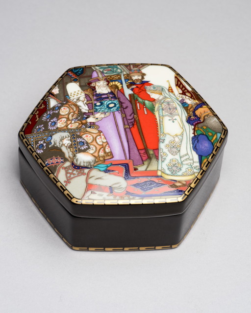 Heinrich Villeroy & Boch Boris Zvorykin Die Schneekönigin Boîte à couvercle de fée russe