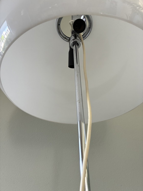 Image 1 of Space Age Vintage Floor Lamp “Lucerna” in chrome-plated steel by Harvey Guzzini