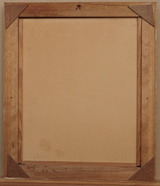 Image 1 of A couple of Aborigines, black velvet painting, 1966, Australia, natives