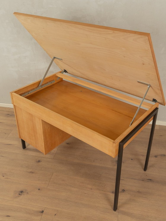 Image 1 of Scrivania e tavolo da architetto con cassetti, anni '60