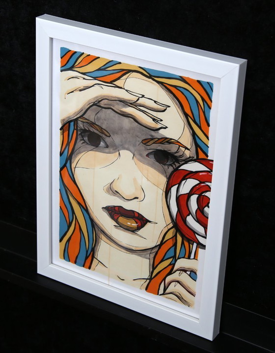Image 1 of El Bocho - Lollipop - Giclée - signed by hand - ready to display