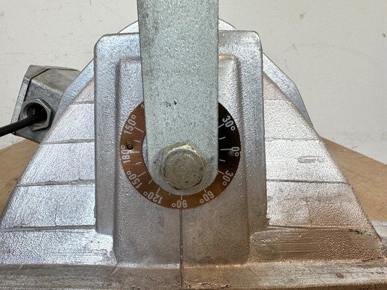 Image 1 of Faretto da teatro vintage grigio con copertura in vetro, anni '80