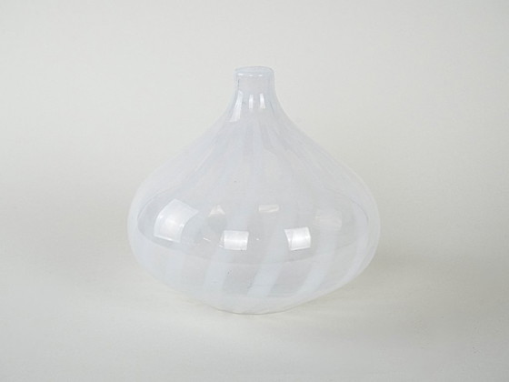 Image 1 of Glass vase, Italian design, 1960s, made in Italy