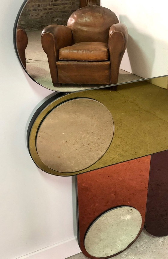 Image 1 of Zirkusspiegel aus Rauchglas, 1994