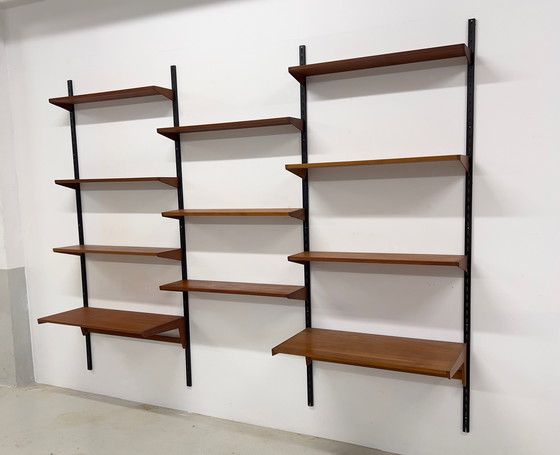 Image 1 of Système d'étagères en teck de Kai Kristiansen de FM Møbler